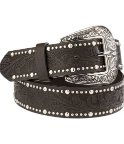 STONEDEEK Ceinture Dots marron foncé Hot