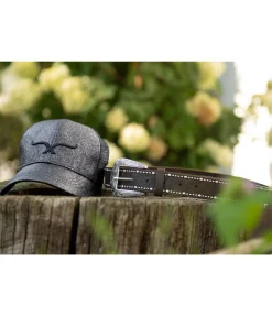 STONEDEEK Ceinture Dots marron foncé Hot