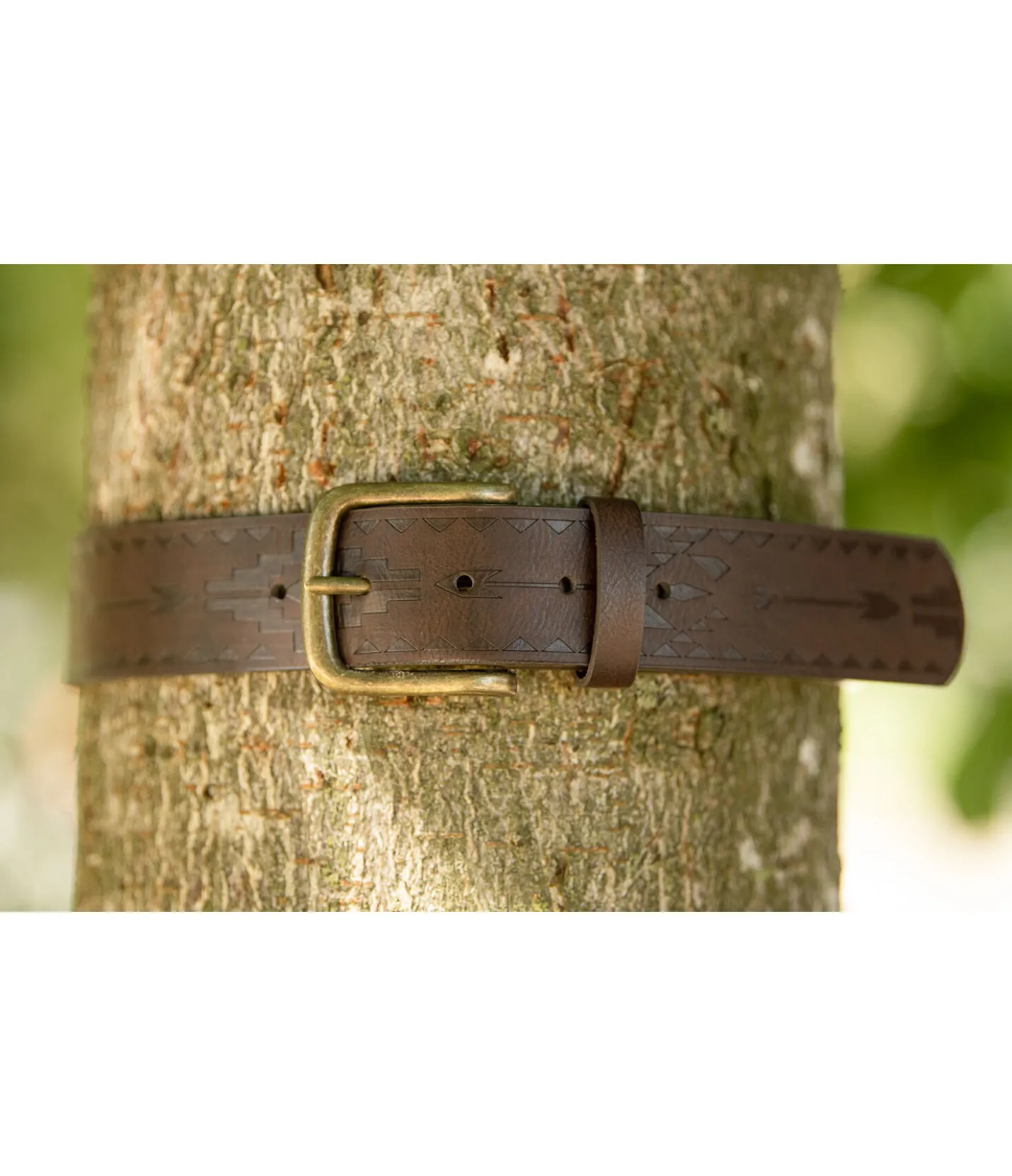 STONEDEEK Ceinture Maya marron foncé Sale
