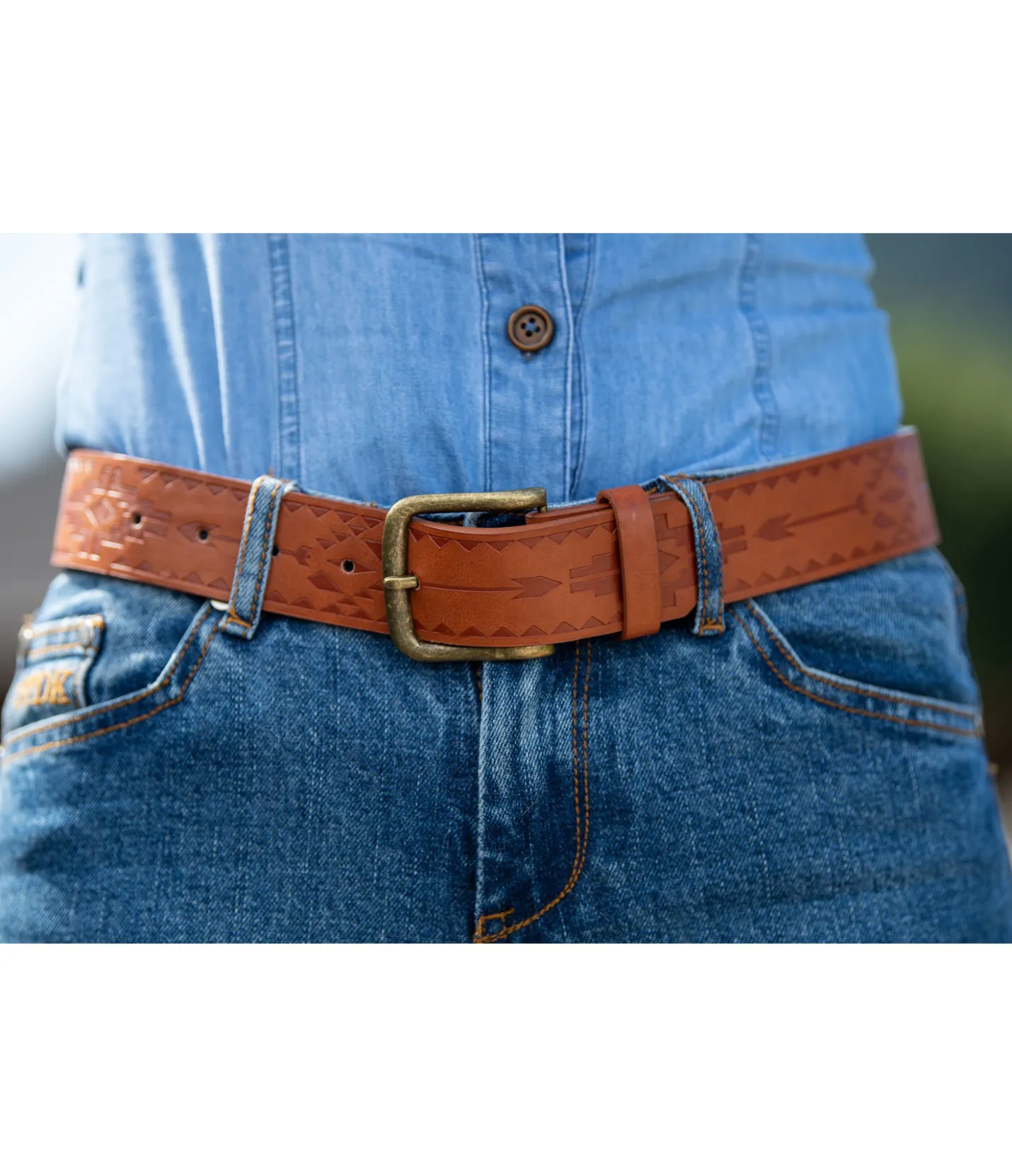 STONEDEEK Ceinture Maya tabac Outlet