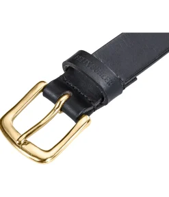 Felix Bühler Ceinture en cuir Camilla noir/champagne Sale