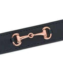 Felix Bühler Ceinture en cuir Celia navy