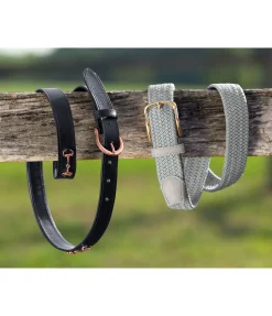 Felix Bühler Ceinture en cuir Celia navy