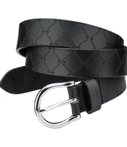 Felix Bühler Ceinture en cuir Micaela noir Hot