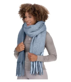 Felix Bühler Écharpe XXL Nova bleu fumée Discount