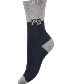 Felix Bühler Chaussettes à base de laine mérinos Ina navy New
