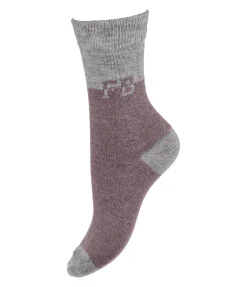 Felix Bühler Chaussettes à base de laine mérinos Ina rose ancien