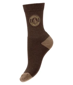 Felix Bühler Chaussettes d'hiver Ina chocolat noir New