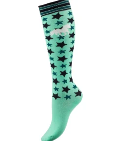 STEEDS Chaussettes enfant Stars menthe Hot