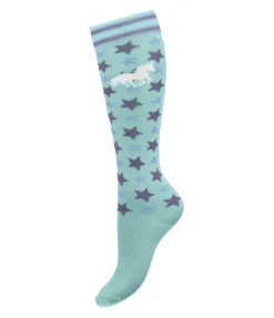 STEEDS Chaussettes enfant Stars menthe claire Discount