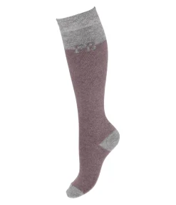 Felix Bühler Chaussettes hautes à base de laine mérinos Holly rose ancien Best