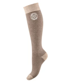 Felix Bühler Chaussettes hautes Lela noisette Clearance