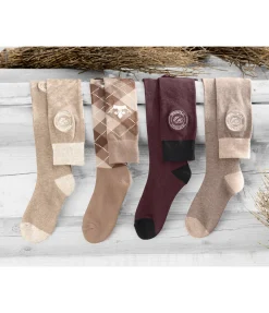 Felix Bühler Chaussettes hautes Lela latte macchiato Discount