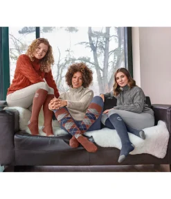 Felix Bühler Chaussettes hautes d'hiver Ivy ciel nuageux Sale