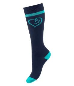 STEEDS Chaussettes hautes enfant Elvi marine Outlet