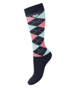Felix Bühler Chaussettes hautes enfant Caro navy Best