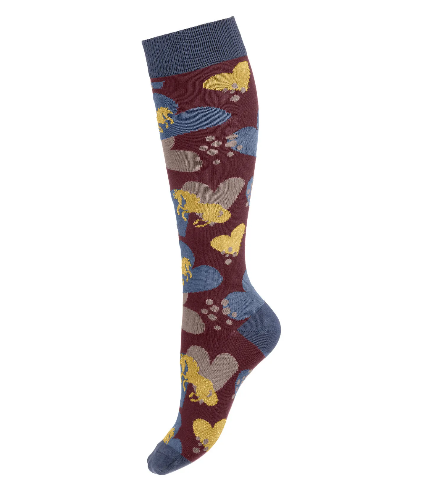 STEEDS Chaussettes hautes enfant Aylin cassis Clearance