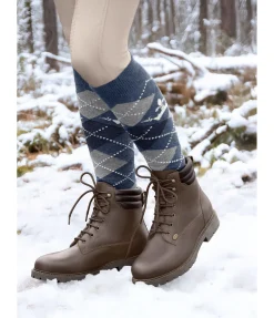 Felix Bühler Chaussures d'écurie d'hiver Davos marron foncé New