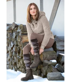 STEEDS Chaussures d'écurie d'hiver Bronco marron foncé Clearance