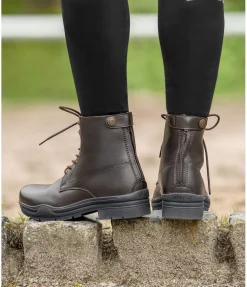 STEEDS Chaussures d'écurie et d'équitation SYLKA Barn marron foncé Best