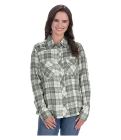 STONEDEEK Chemise Darleen vert mousse Clearance