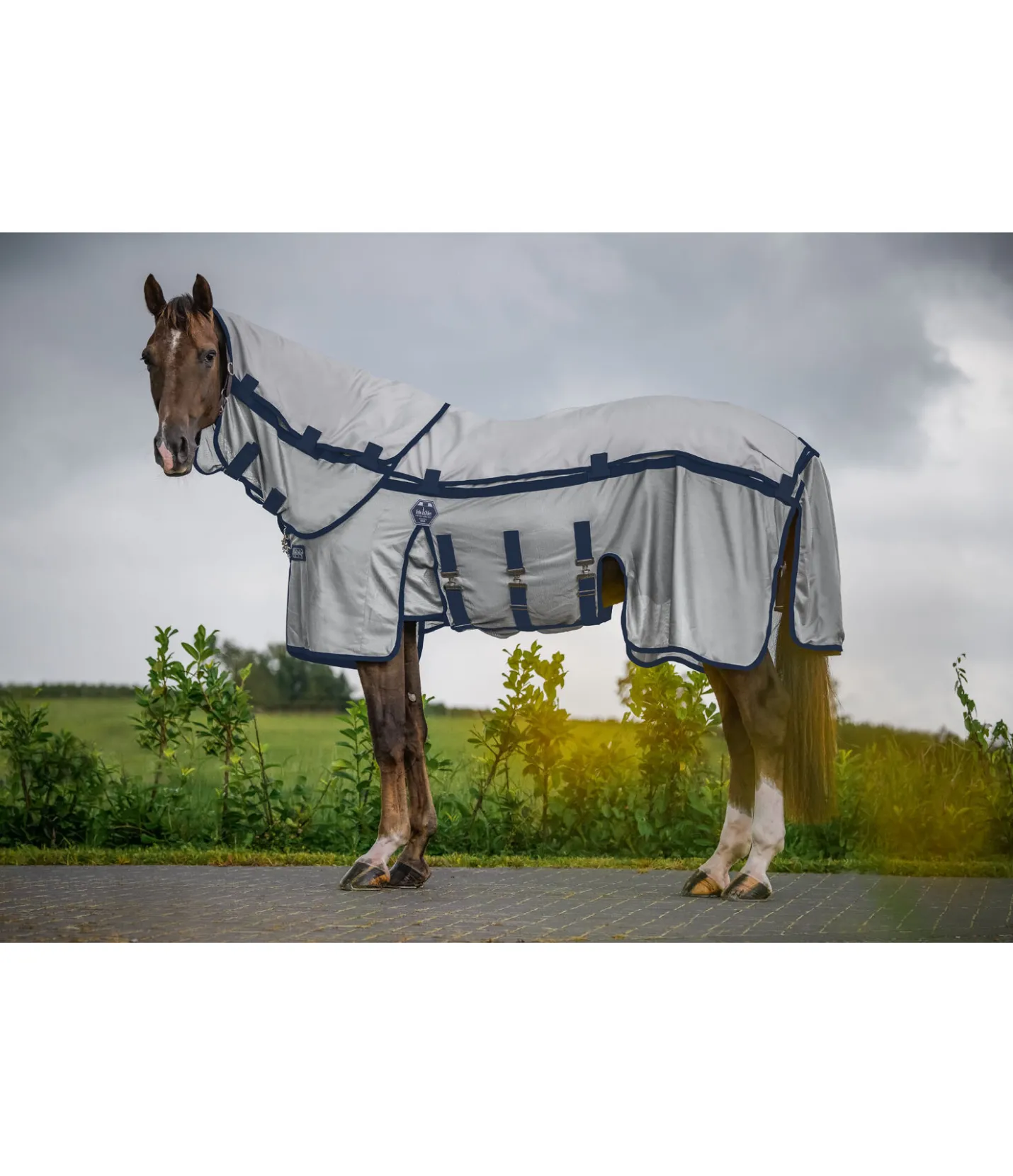 Felix Bühler Chemise anti-mouches 4 en 1 avec empiècement imperméable amovible All Weather II argenté Clearance
