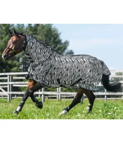 THERMO MASTER Chemise anti-mouches Zebra Combo blanc/noir