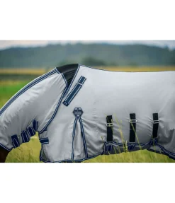 Felix Bühler Chemise anti-mouches avec couvre-cou Karoo argenté Discount