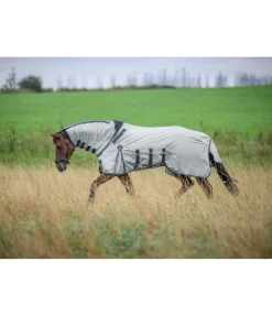 Felix Bühler Chemise anti-mouches avec couvre-cou Karoo argenté Discount