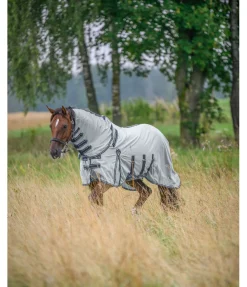 Felix Bühler Chemise anti-mouches avec couvre-cou Karoo argenté Discount