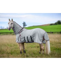 Felix Bühler Chemise anti-mouches avec couvre-cou Karoo acajou Sale