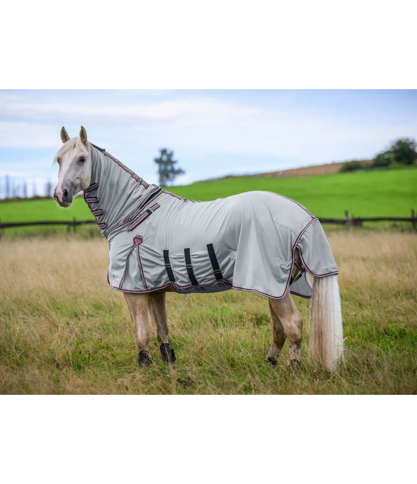 Felix Bühler Chemise anti-mouches avec couvre-cou Karoo acajou Sale
