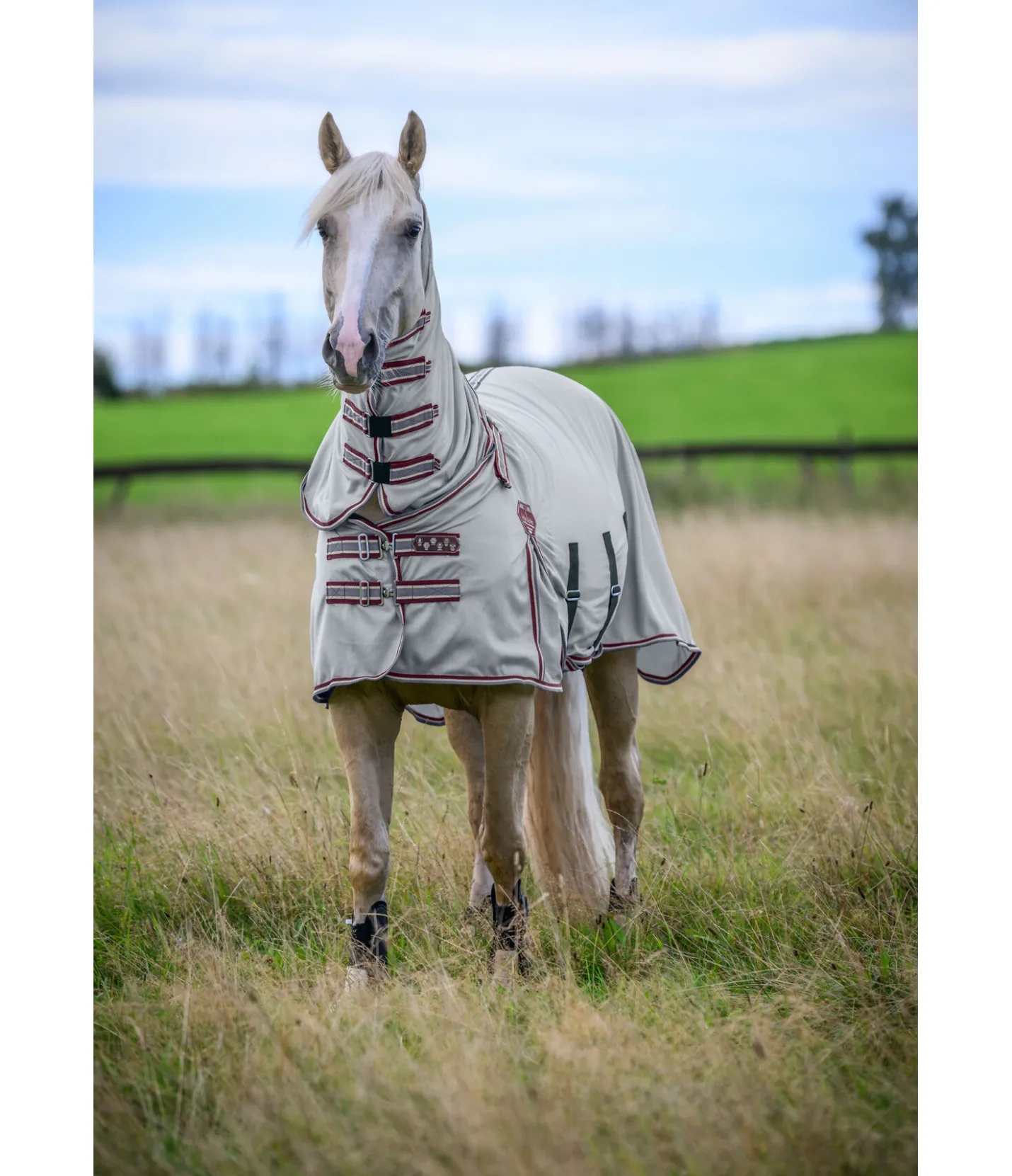 Felix Bühler Chemise anti-mouches avec couvre-cou Karoo acajou Sale