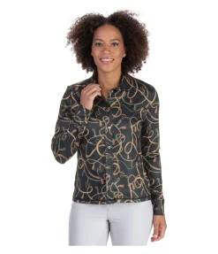 Felix Bühler Chemise d'équitation Rosalie noir Discount