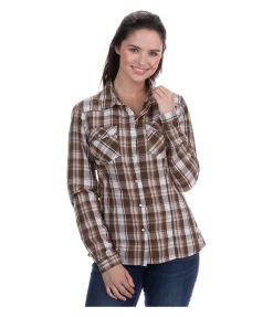 STONEDEEK Chemise femme Karo chocolat