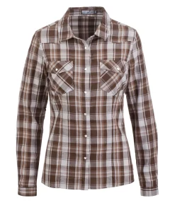 STONEDEEK Chemise femme Karo chocolat