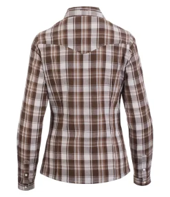STONEDEEK Chemise femme Karo chocolat