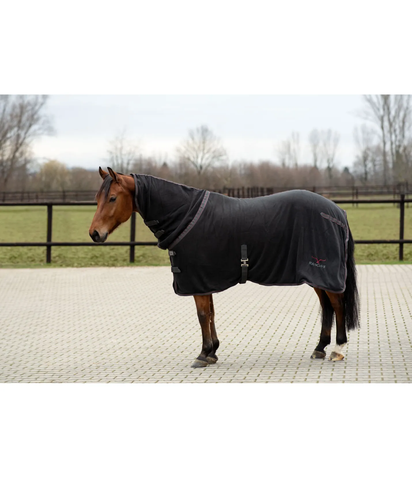 RANCH-X Chemise séchante polaire noir Outlet