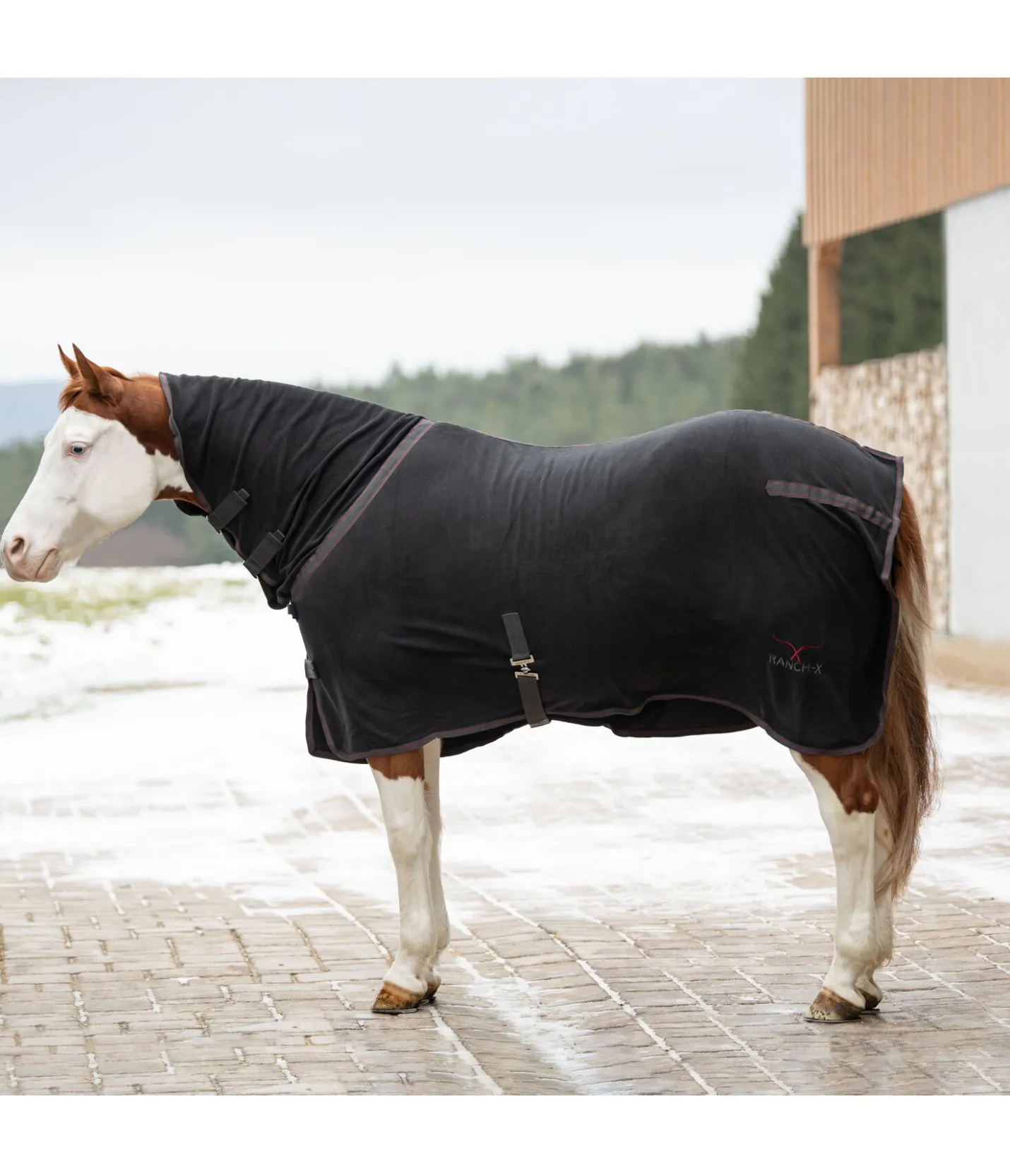 RANCH-X Chemise séchante polaire noir Outlet