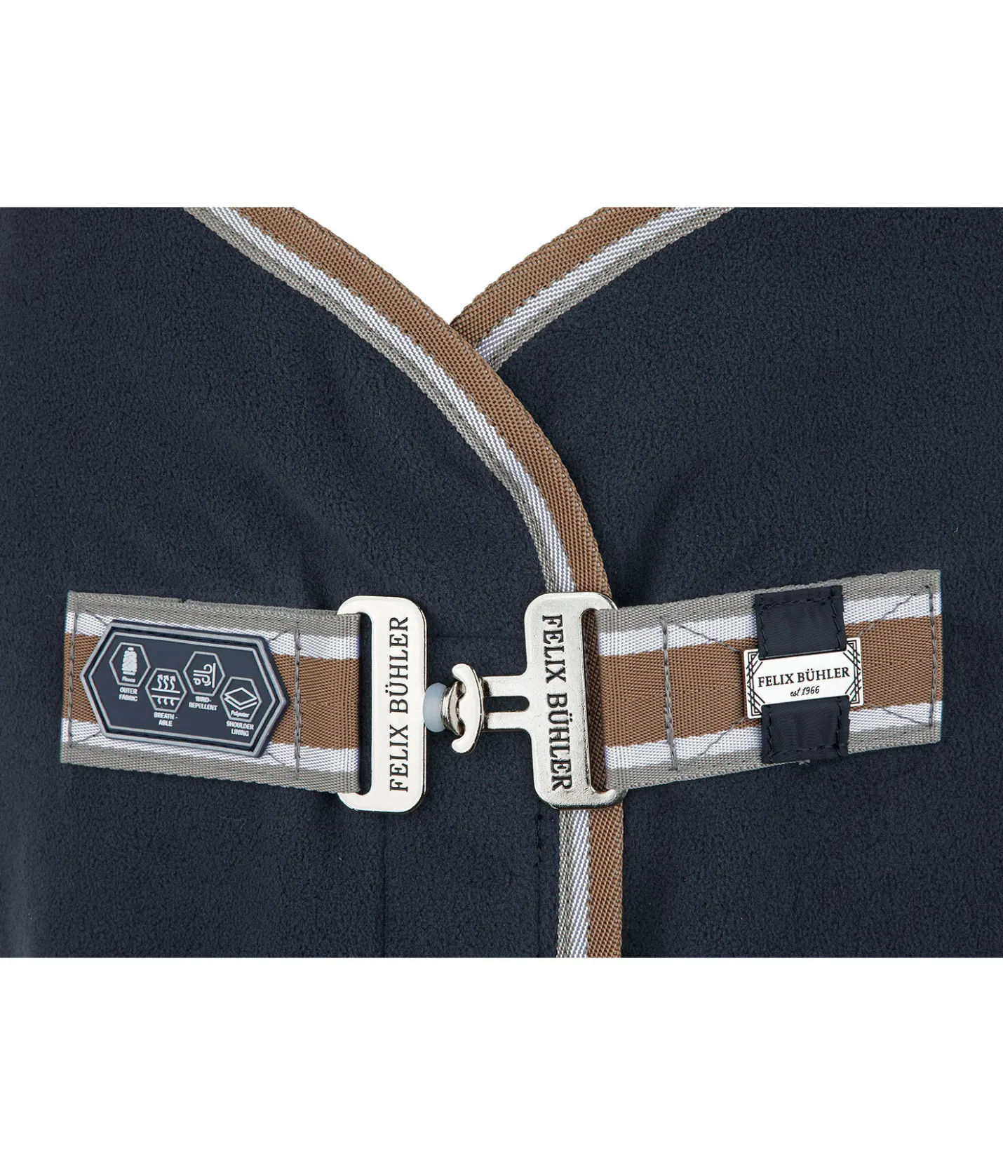 Felix Bühler Chemise séchante technique en polaire Essential navy