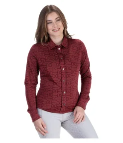 Felix Bühler Chemise technique Paulina bordeaux Hot