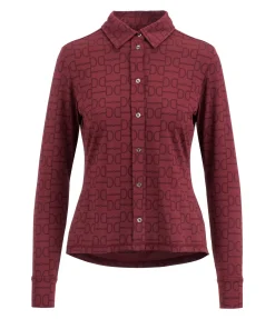 Felix Bühler Chemise technique Paulina bordeaux Hot