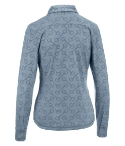 Felix Bühler Chemise technique Sophie gris bleu Best