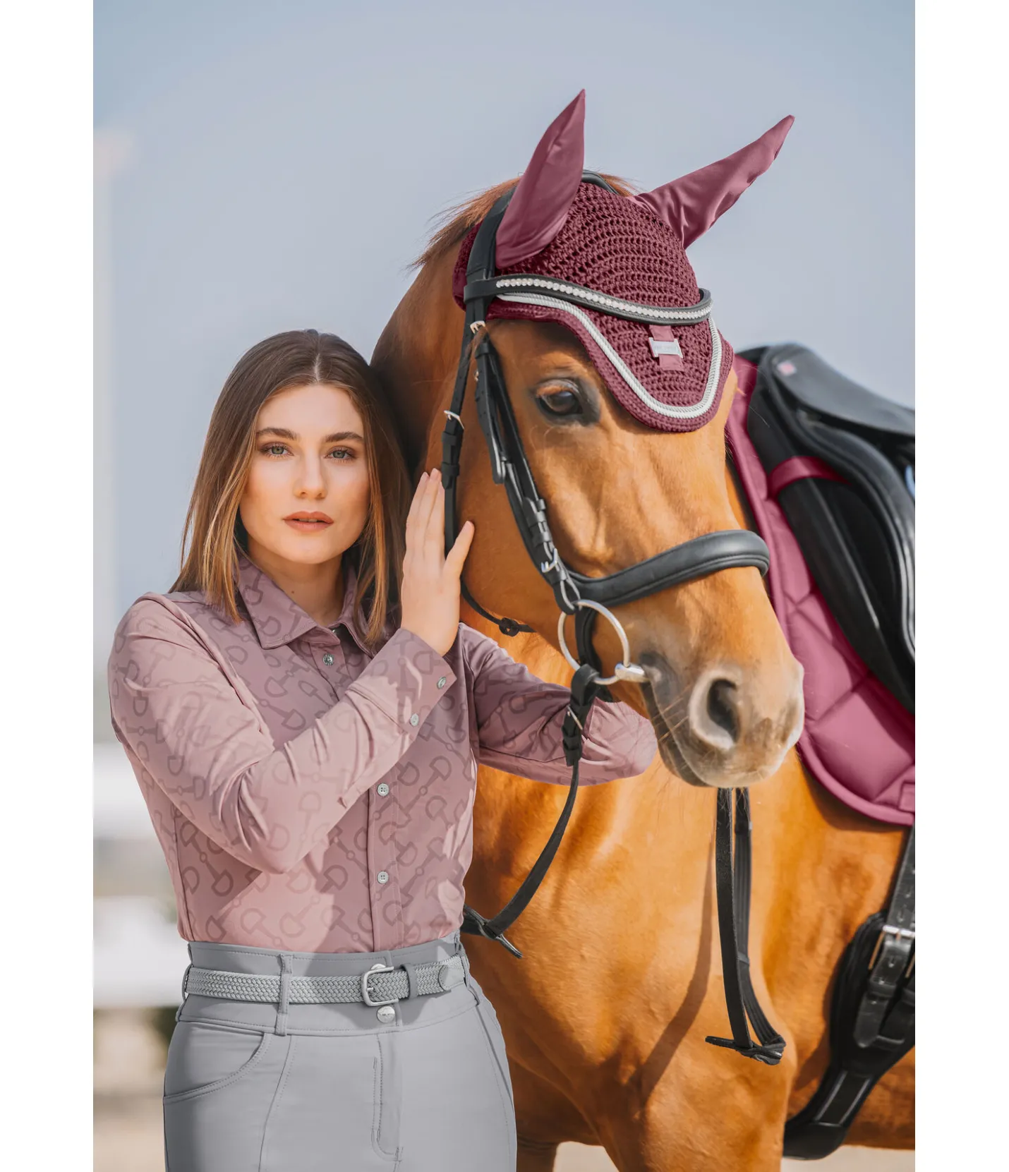 Felix Bühler Chemise technique Sophie rose givrée Outlet