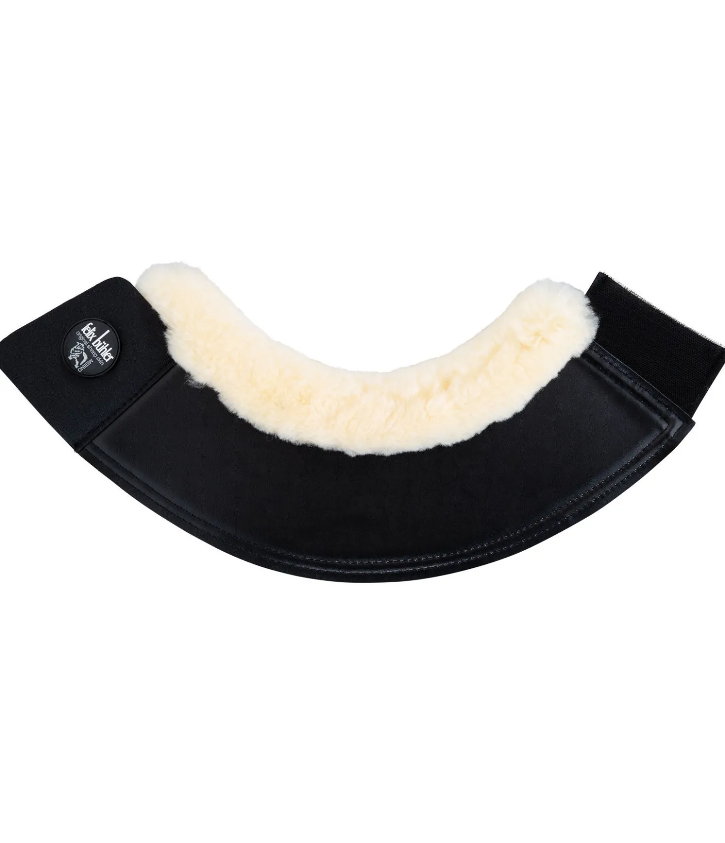 Felix Bühler Cloches avec véritable fourrure d'agneau noir Hot