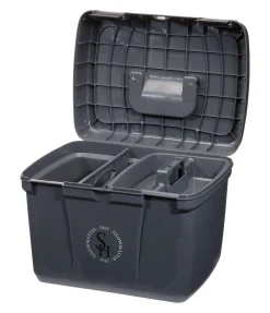 SHOWMASTER Coffre de pansage Lissabon carbone Discount