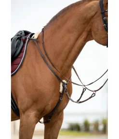 CLARIDGE HOUSE Collier de chasse Stitch marron foncé
