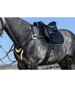 CLARIDGE HOUSE Collier de chasse avec véritable fourrure d'agneau Soft & Comfort noir Sale