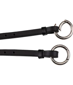 CLARIDGE HOUSE Collier de chasse élastique avec fourrure d'agneau Quick Fit noir/argenté Clearance