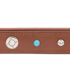 sugar dog Collier pour chien en cuir Chinook tabac